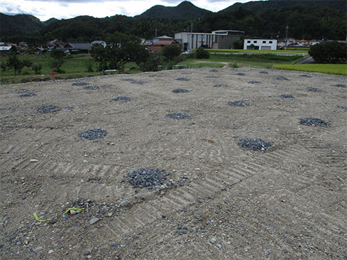 Ｏ様邸平屋建洋風住宅新築工事 整地完了