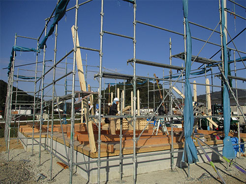 O様邸平屋建洋風住宅新築工事 整地完了