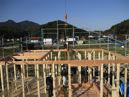O様邸平屋建洋風住宅新築工事 整地完了