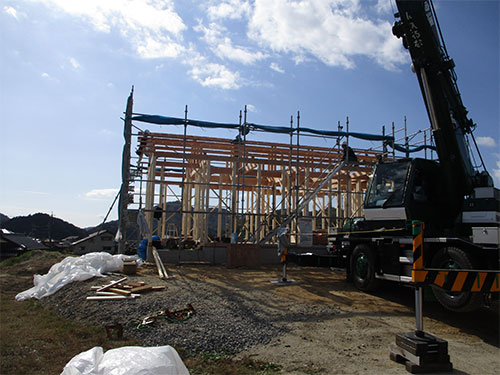 O様邸平屋建洋風住宅新築工事 整地完了