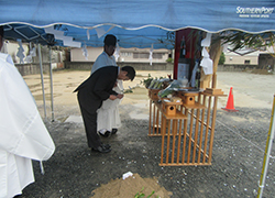 大竹市民葬祭会館新築工事 地鎮祭2