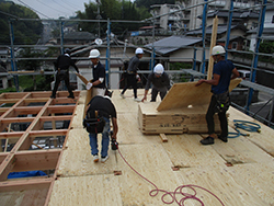 Y様邸二階建洋風住宅新築工事 整地完了