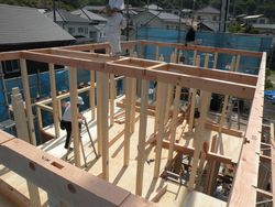 二階部分 施工中