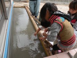 次は、おはじきを置いていきまーす!