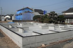 ベタ基礎 完成