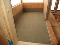 2階 サンルーム 施工中