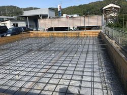 ベタ基礎 着工