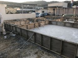 ベタ基礎 着工