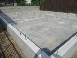 ベタ基礎 完成