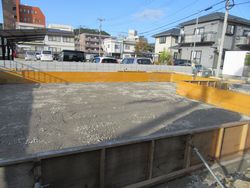 ベタ基礎 着工