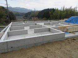 ベタ基礎 完成