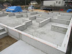 ベタ基礎 完成