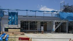 外壁サイディング張 施工完了