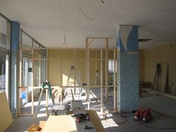 内部　施工中